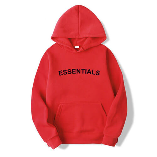 Essentials-Red-Hoodie